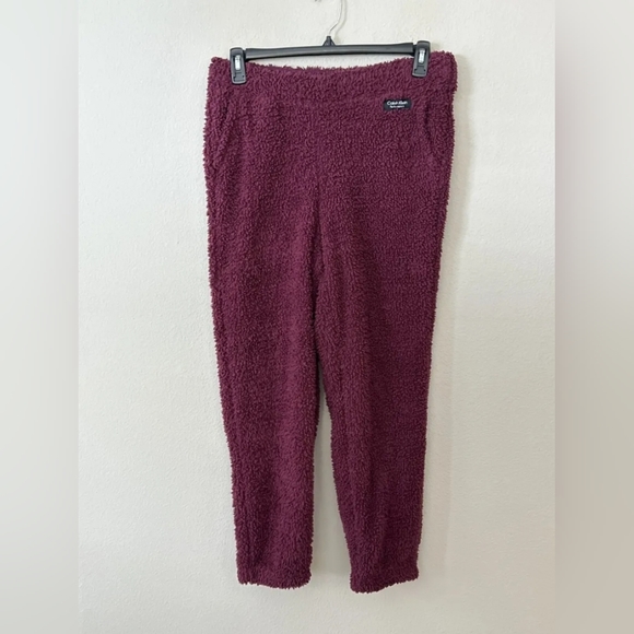 NWT Calvin Klein Performance Shaggy Knit Pull On Jogging Pants-L - Picture 5 of 5
